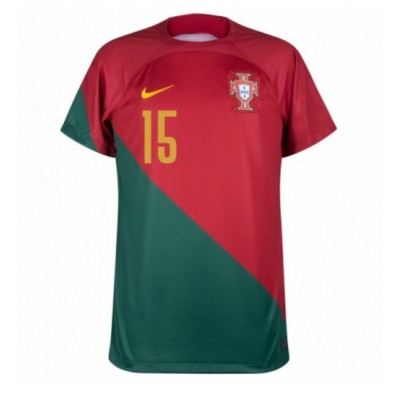 Moški Nogometni dresi Portugalska Rafael Leao #15 Domači SP 2022 Kratek Rokav